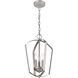 Ivey Lake 3 Light 11 inch Satin Nickel Indoor Pendant Ceiling Light